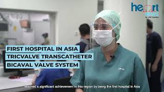 IJN becomes first Hospital in Asia to use Tricvalve Transcatheter Bicaval Valve System [upl. by Siramed]