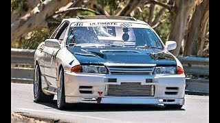 530Hp Nissan Skyline R32 GTS RWD with RB25 Engine  Turbo and AntiLag Pure Sound  Willunga 2017 [upl. by Vonnie]