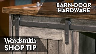 HowTo Make DIY Sliding BarnDoor Hardware [upl. by Alyosha]