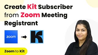 How to Create Kit Subscriber from Zoom Meeting Registrant  Zoom to Kit [upl. by Marashio]