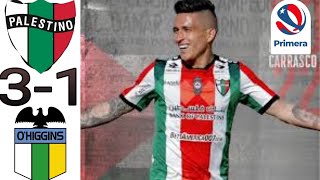 Palestino vs 41 OHiggins Resumen Primera Division 20242025 [upl. by Emyle500]