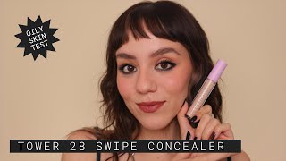 Tower 28 Swipe All Over Concealer  Oily amp Acne Prone Review [upl. by Ahsinod]