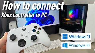 How to Connect Xbox Controller to PC  ALL METHODS [upl. by Fokos]