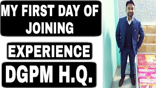 My First day of joining experienceCBIC DepartmentDGPM HQMohit Garg Official [upl. by Ahsienet]