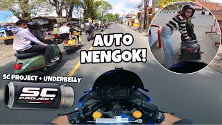 ZX25R  SCPROJECT UNDERBELLY NGAJOAK POKOKNYA MAH‼️  Indonesia Motovlog 288 [upl. by Assille332]