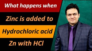 What happens when zinc is added to dilute hydrochloric acid Class 10 Science [upl. by Erret]