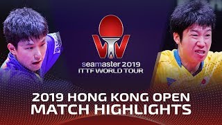 Tomokazu Harimoto vs Jun Mizutani  2019 ITTF Hong Kong Open Highlights 14 [upl. by Funch]