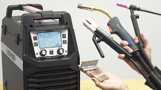 Double Pulse MIG Aluminium Welding Machine  DECAPOWER ULTRAMIG230  Unboxing amp Test [upl. by Gusta]