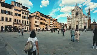 Piazzas and Historical Sites and Monuments in Florence [upl. by Lekram]