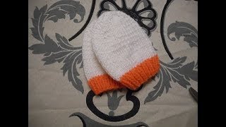 tuto tricot moufle bébé 36 mois [upl. by Aysa]