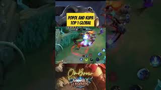 Popol and kupa top 1 global tingkat rt dapet kill miya dibanyu martis mobilelegends mlbb ml [upl. by Hegyera]