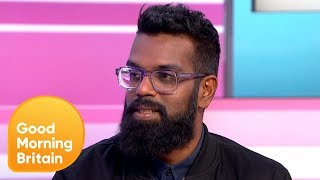 Romesh Ranganathan Tries to Break America  Good Morning Britain [upl. by Llewon]