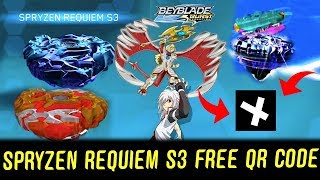 SPRYZEN REQUIEM S3 QR CODE CYPRUS COLLAB BEYBLADE BURST EVOLUTION APP [upl. by Enieledam]