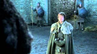 Tyrion Lannister and Theon Greyjoy at Winterfell  Game of Thrones 1x04 HD [upl. by Marwin450]