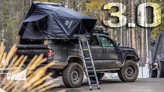 UPGRADE  NEW Rooftop Tent  iKamper Skycamp Mini 30 Overview  Review on a Tacoma [upl. by Dacia]