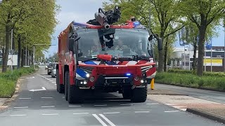 GRIP 1 CRASHTENDER Zeer veel Brandweer met spoed naar een GRIP 1 Zeer Grote Brand in Haarlem [upl. by Lamori753]