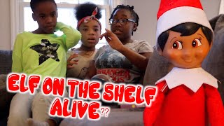 ELF ON THE SHELF IS ALIVE  FUNNY KIDS SKIT [upl. by Einatirb477]