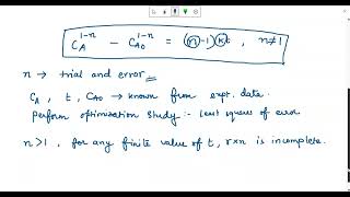 LEC10 Empirical Rate Equations of nth order [upl. by Earised]