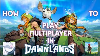 How to play multiplayer in dawnlands  dawnlands gameplay  dawnlands tutorial [upl. by Acul]