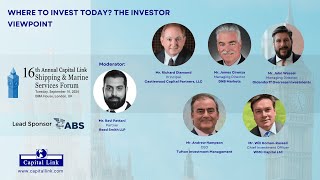 2024 16th Annual Capital Link Shipping amp Marine Services Forum  The Investor Viewpoint [upl. by Sternberg]