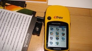 Tutorial  Karten installieren auf dem GPRS Gerät von Garmin etrex venture HC mit Map Source [upl. by Marston]