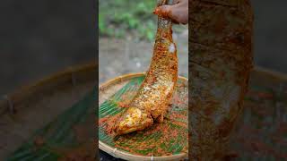 Rohu fish Grilled Over fire shorts [upl. by Thinia]