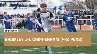 Highlights Bromley 11 Chippenham Town 42 Pens [upl. by Purpura]