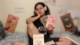 vlog de lectura cozy  reseñas lecturas actuales y charlamos sobre retomar la lectura y más 📖✨💌 [upl. by Zeiler]