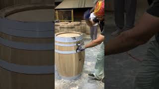 The preliminary assembly of oak barrels in the factory  Oak Barrel  Whiskey Aging  Whiskey [upl. by Popper422]