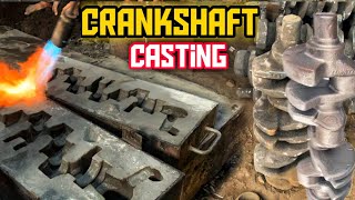 How Crankshaft Casting Process Are Done  Complete Casting Process of Crankshafts Inside Foundry [upl. by Earahs517]