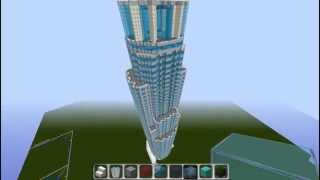 Freedom amp Us Bank Tower Minecraft [upl. by Esiuqram657]