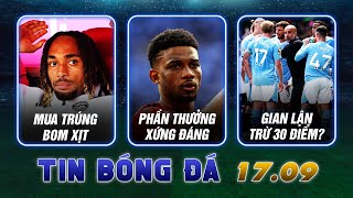 TIN SÁNG 179 MAN UTD CHỐT HẠ AMAD DIALLO MAN CITY BỊ 30 ĐIỂM BARCA amp BAYERN MÉO MẶT [upl. by Ermin]