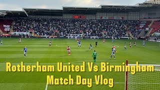 Rotherham United 02 Birmingham City Vlog  202425 [upl. by Caty119]