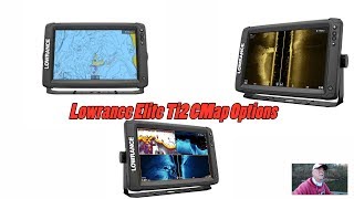 Lowrance Elite Ti2 CMAP mapping options that are built in and available featuring Brad Wiegmann [upl. by Shreve]