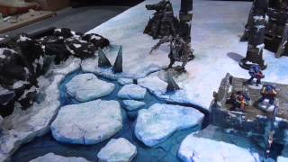 Battleboards Warhammer 40K Space Wolves 1terrain board [upl. by Farro266]