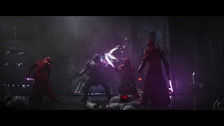 Paz Vizsla vs Imperial Praetorian Guards  The Mandalorian Season Three 2023 [upl. by Neelra]