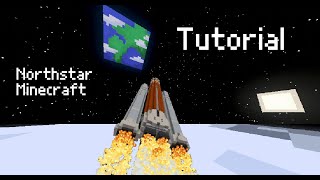 Northstar rocket tuto Minecraft mod [upl. by Lleval]