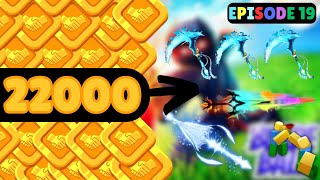 0 TO 50K RAP BLADE BALL TRADING SERIES  ep19 22K TOKENS 🤑 [upl. by Ennayhc]