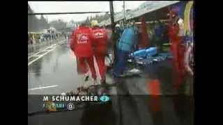 Schumacher angry at Coultard [upl. by Oivaf]