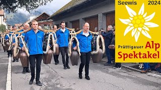 Alpspektakel 2024 Seewis Prättigau Alpabzug [upl. by Bertila]