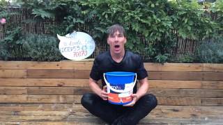 Benedict Cumberbatchs Ice Bucket Challenge for MND Challenged by Tom Hiddleston [upl. by Teyut]