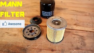 Mann Oil Filter  Whats Inside [upl. by Hebe]