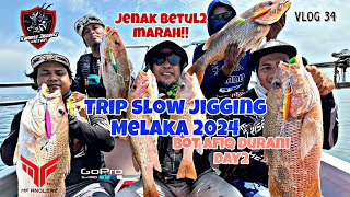 TRIP SLOW JIGGING DAY 2  SKIPPER AFIQ DURANI  JENAHAK MENGAMUK  SLOW PITCH JIGGING VLOG34 [upl. by Icart]