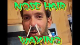 NOSE HAIR WAXING HURTS BUT TOTALLY WORTH IT NOSE HAIR WAXING [upl. by Gwennie974]