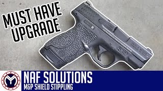 NAF Solutions Stippling Shield 9mm  Musty Yeti [upl. by Labannah]