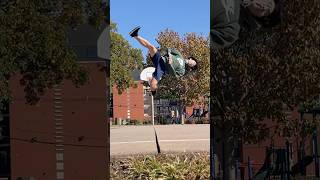 the EASIEST flip to learn WITHOUT mats tricking flip tutorial parkour martialarts taekwondo [upl. by Hellman]