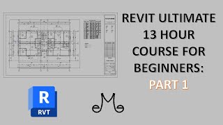 Revit Tutorial for Beginners  Complete 13h Course  Part 1 [upl. by Aryas49]