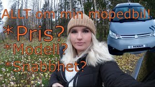 ALLT om min mopedbil minivlogg [upl. by Fortier684]