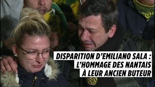 Disparition d’Emiliano Sala  l’hommage des Nantais à leur ancien buteur [upl. by Borlase]