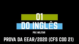 EEAR  CORREÇÃO DA PROVA 2020 CFS CÓD21 [upl. by Bortz596]